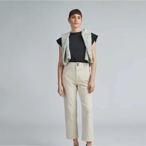 Everlane organic straight leg pant - pumice stone